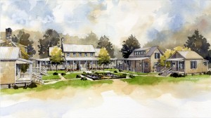 Castle Homes building the 2013 Southern Living Idea House in Nashville, TN.