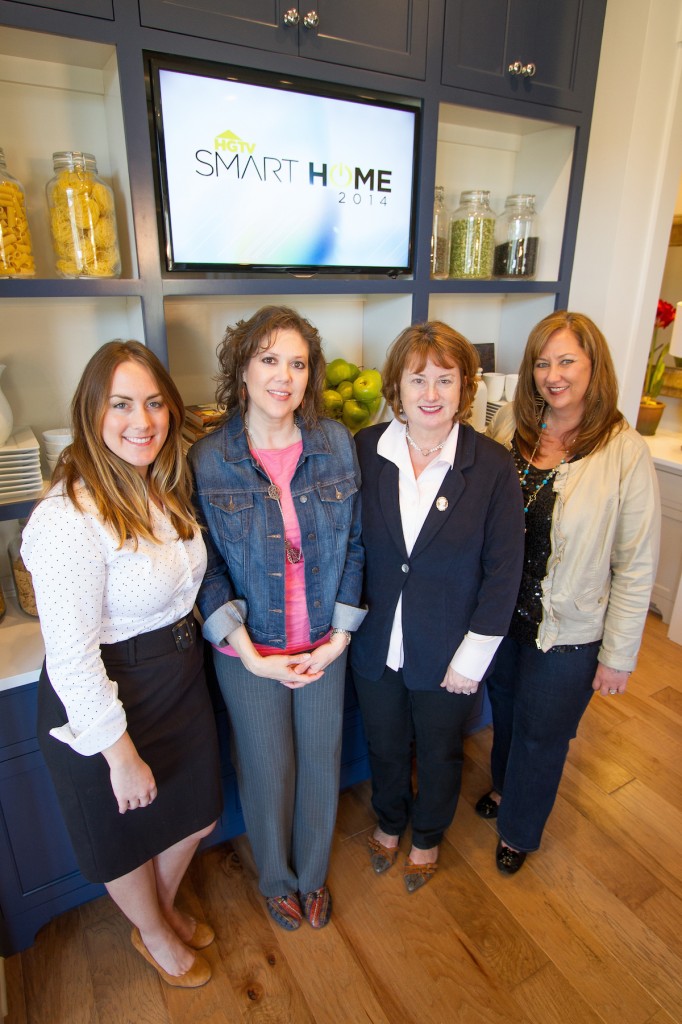 Kelly Grokulsky, Kristin Alm, Nancy McNulty and Dana Tucker at the HGTV Smart Home 2014