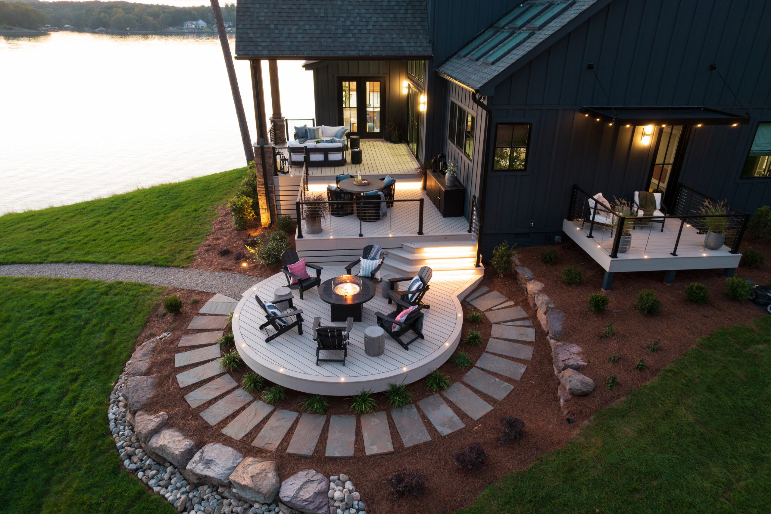 Outdoor living at HGTV Dream Home 2026.